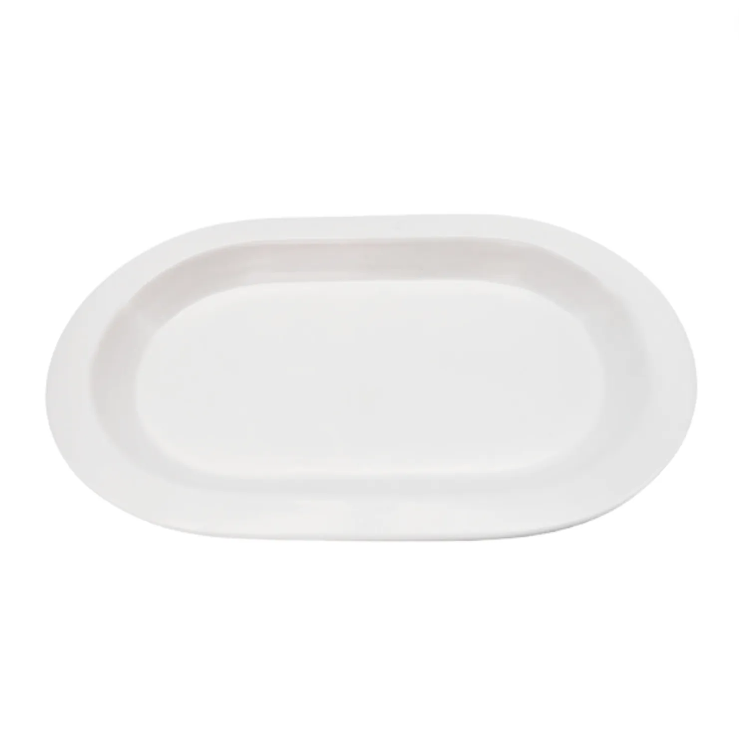 Ceramic Crofton oval platter white