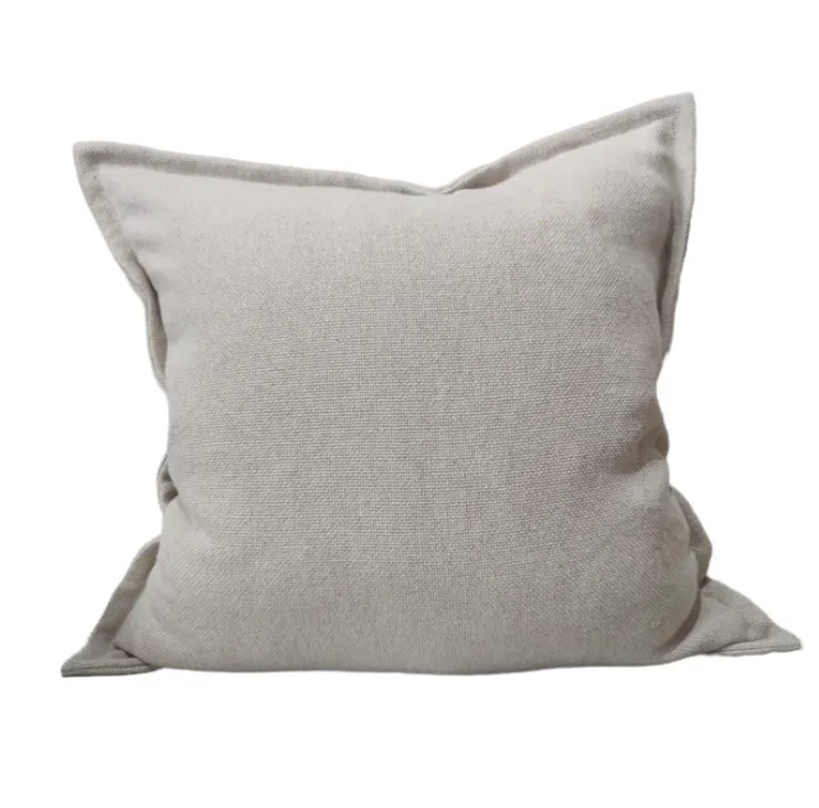 Mahal Texture French Linen Natural Feather Cushion