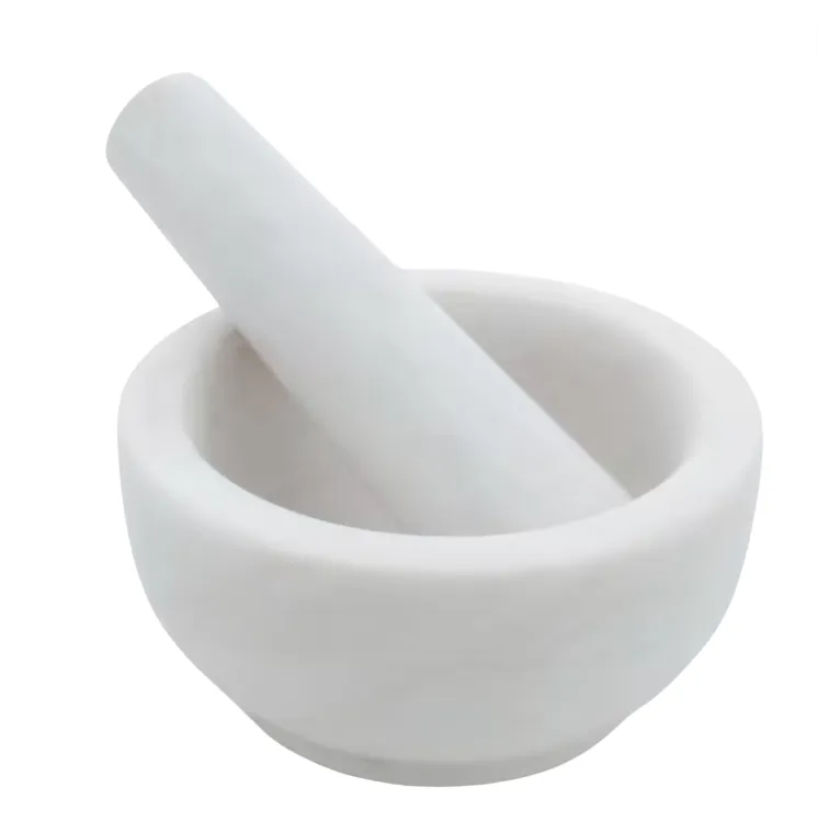 White Mortar & Pestle 