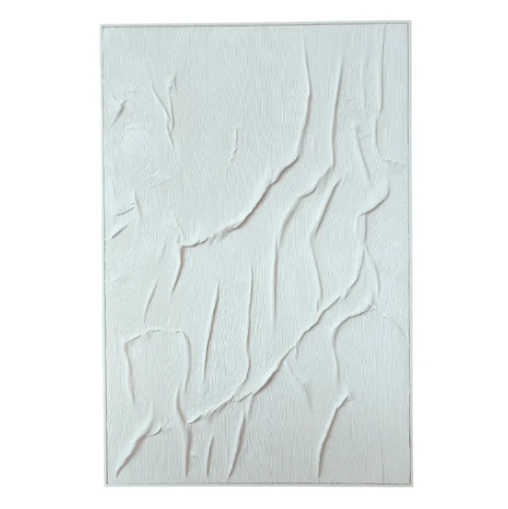 White Silk Texture Art