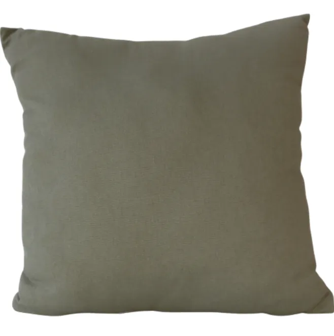 Green moss cotton poly cushion