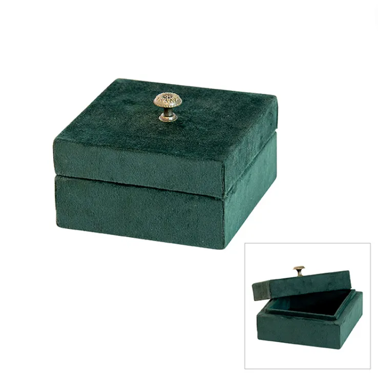 Velvet Bottle Green Box 