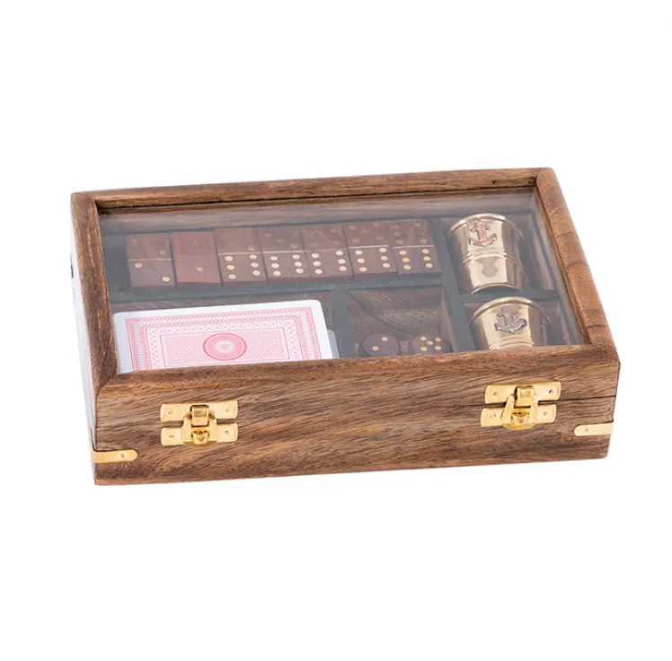 Wooden Card, Dice Set