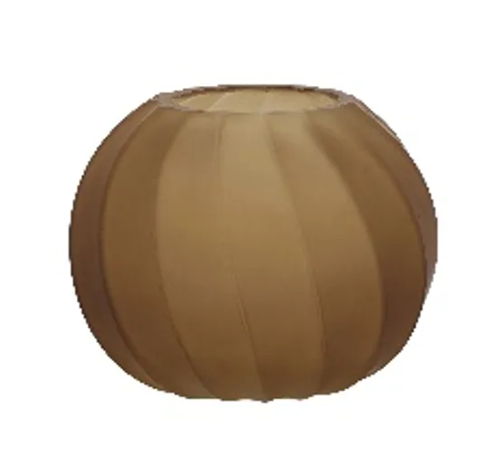 Glass brown milana vase 