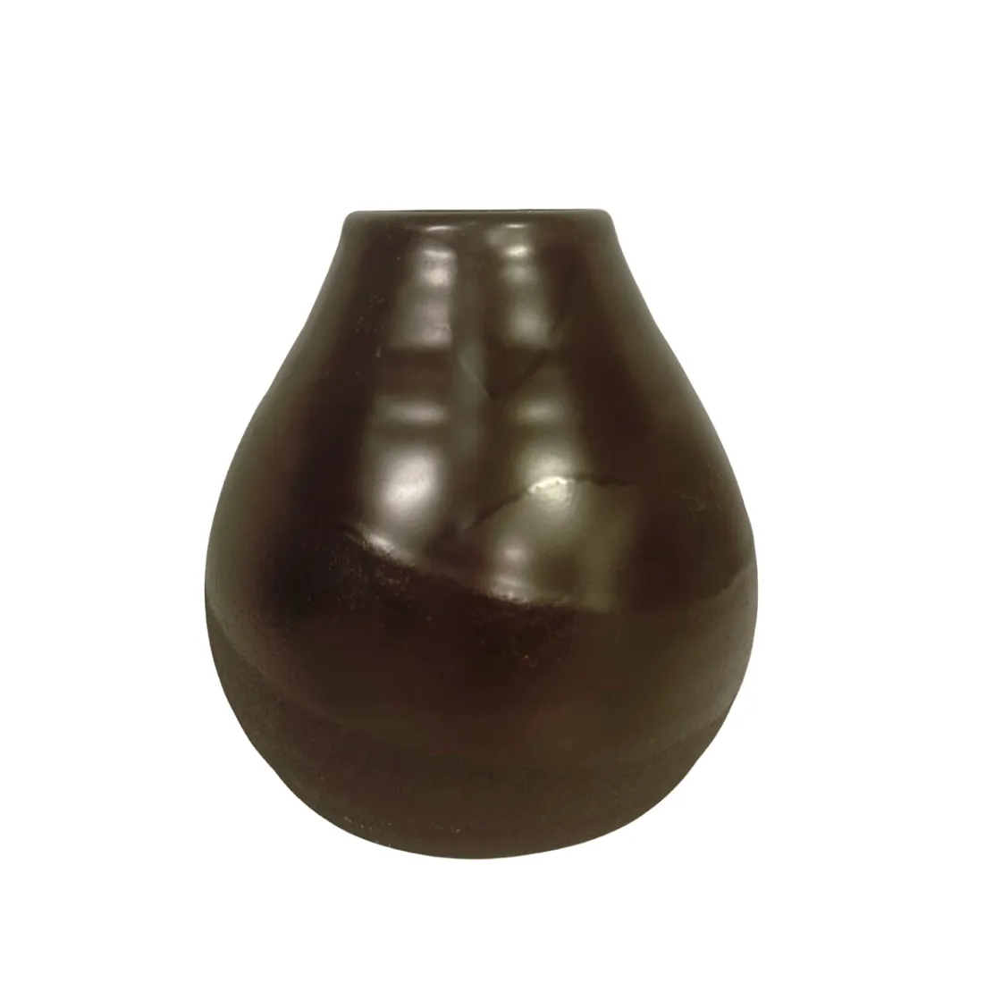Chocolate Brown Vase Small