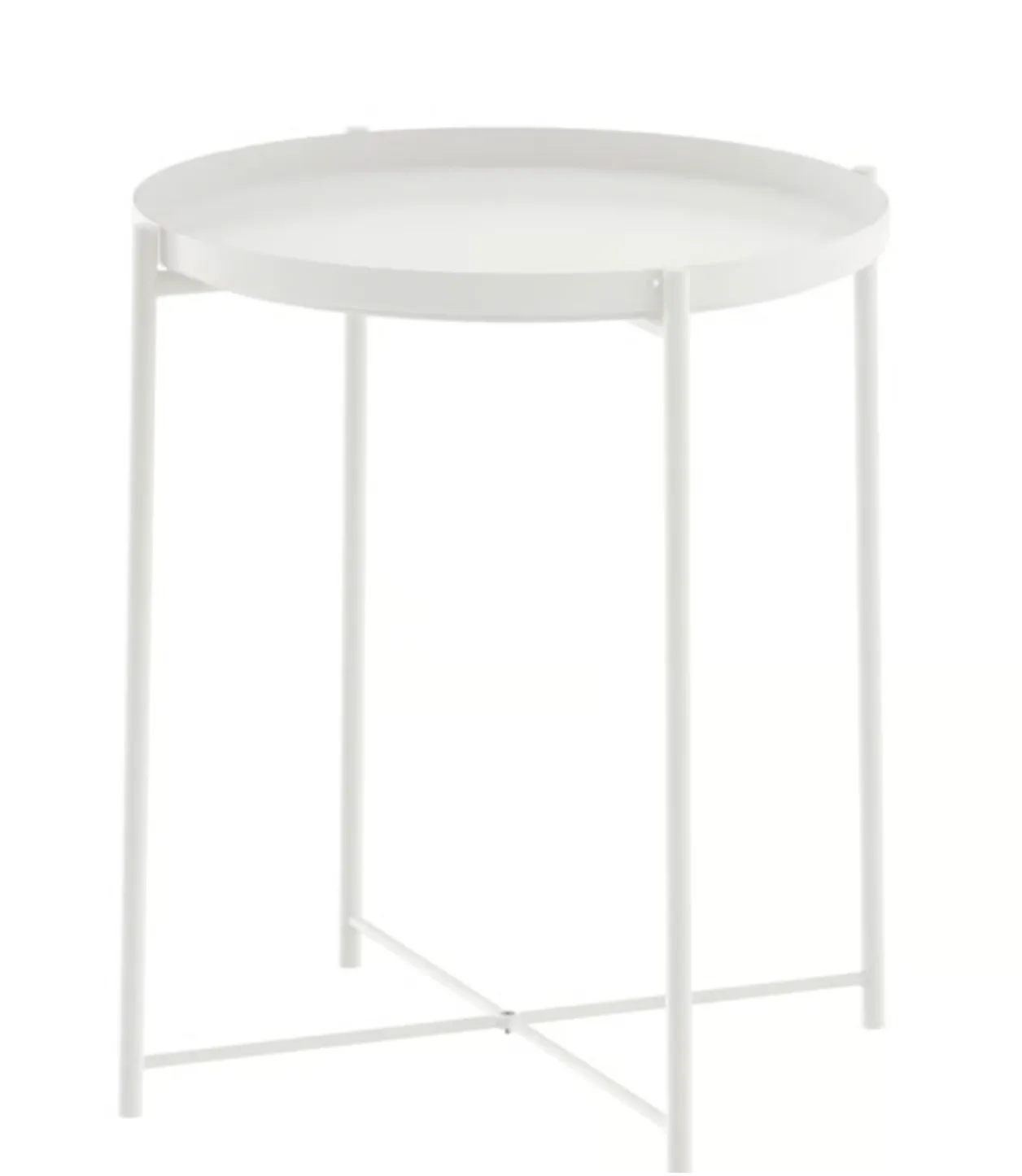 Outdoor Tray Table White