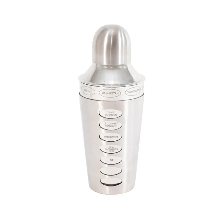 Cocktail shaker ingredient silver