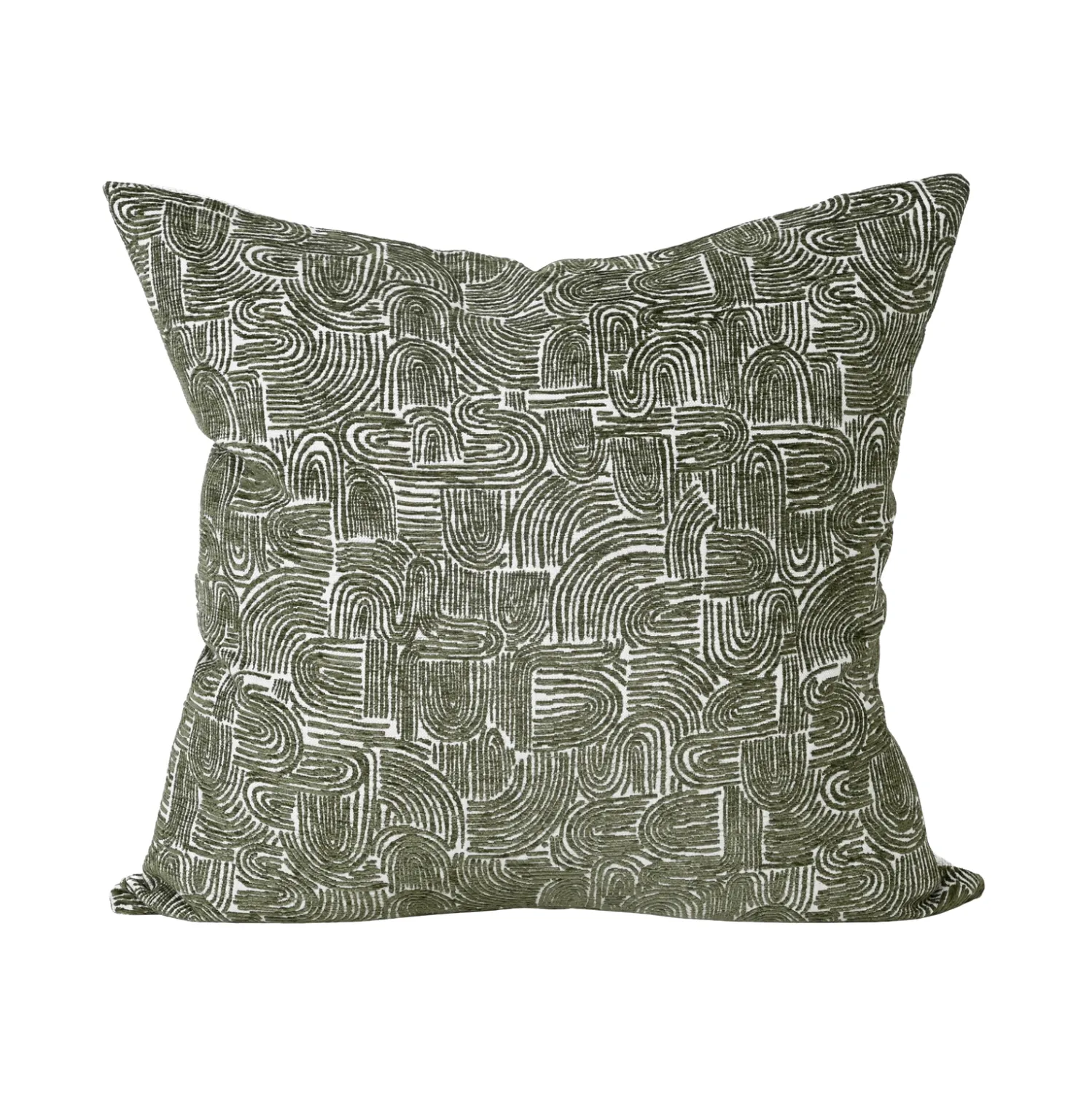 Green Swirl Cushion