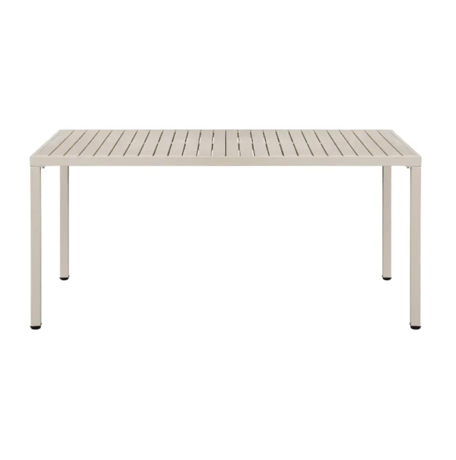 Cream Outdoor Table Rectangle 165cm