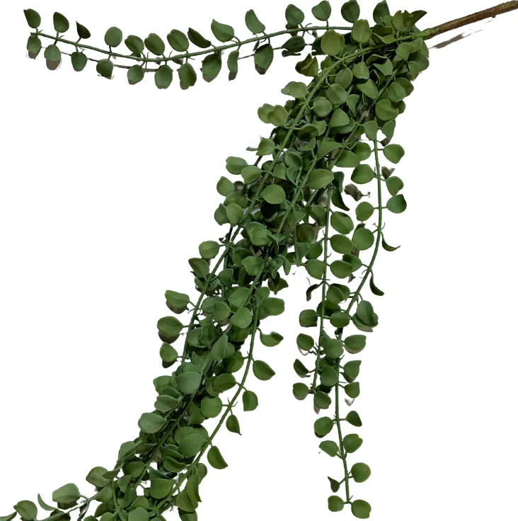  Light green beaded leaf stem
