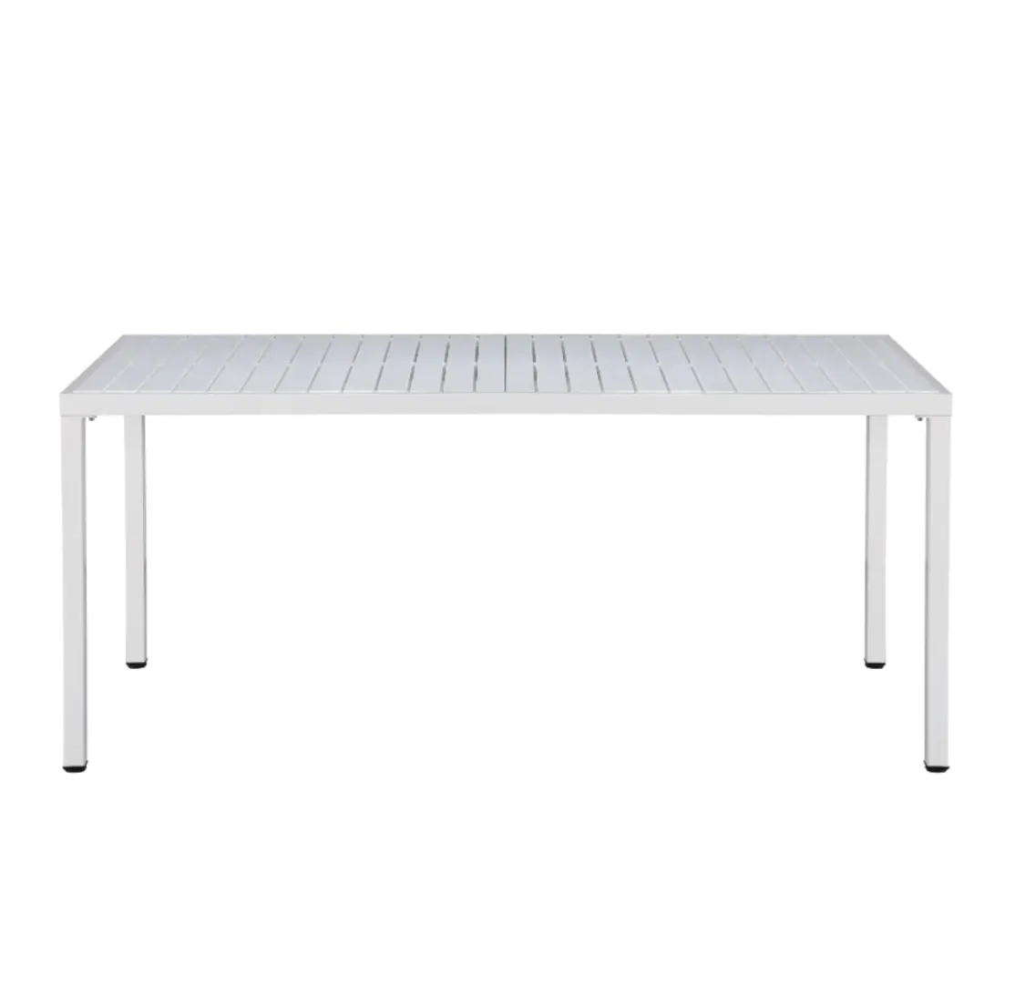 Outdoor White Rectangle Dining Table