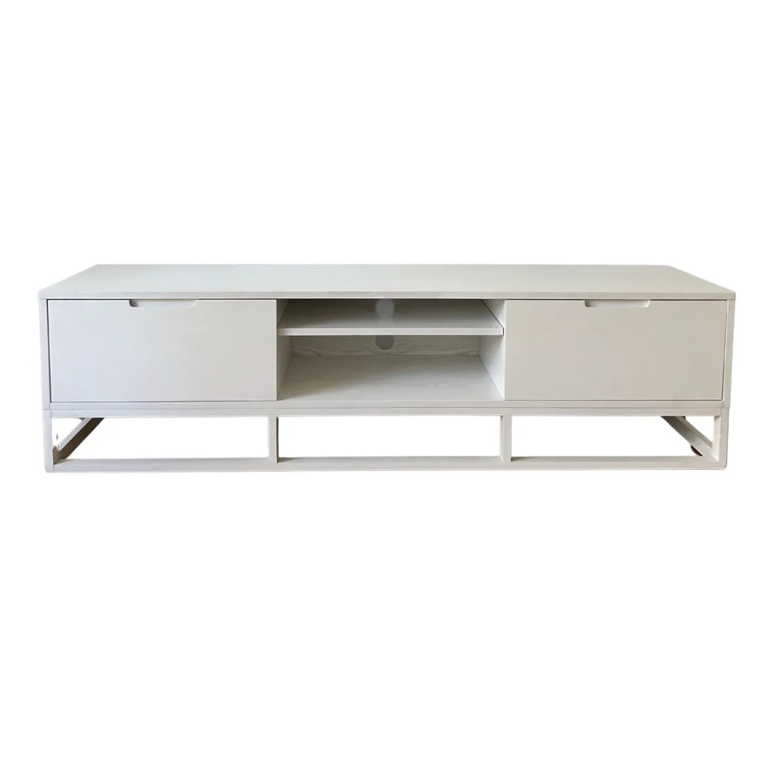 White Entertainment Unit Large