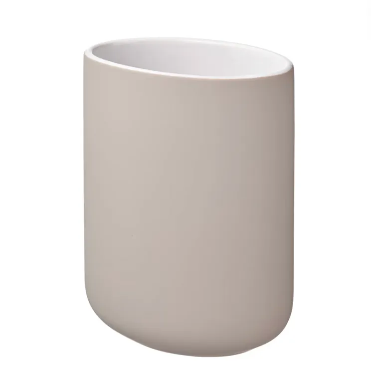 Beige Toothbrush Holder