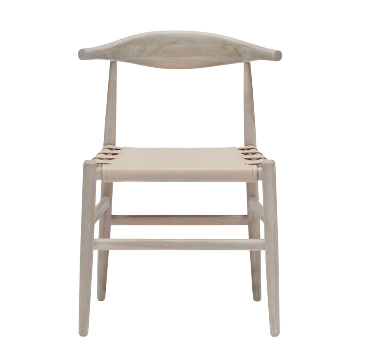 Pink Leather Dining Chair
