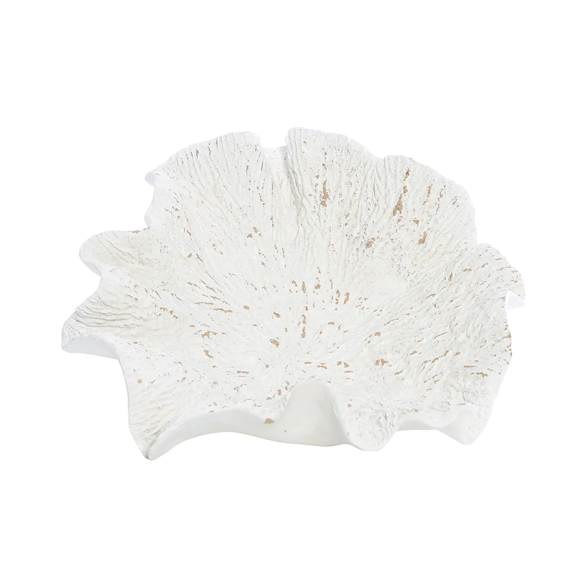Resin cream wiggily bowl
