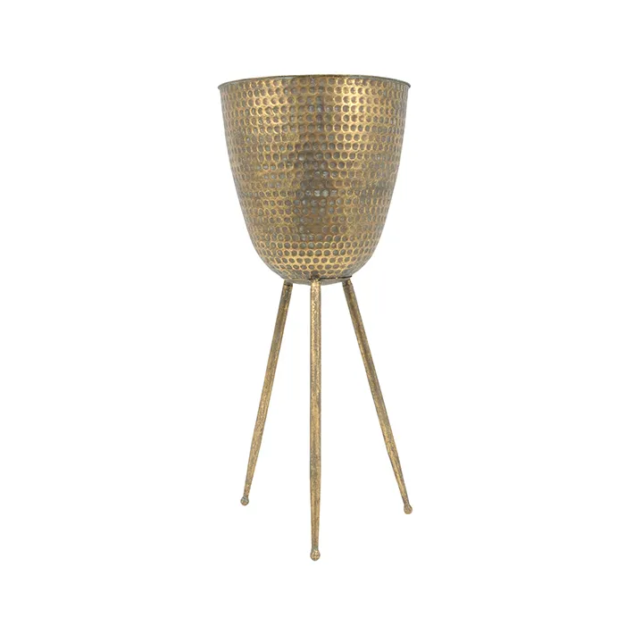 Bronze planter 3 leg sml