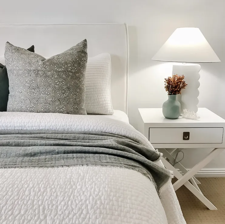 White Coverlet Bedding Set (A)
