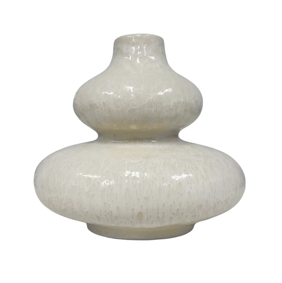 Cream Mother of Pearl Wave Vase