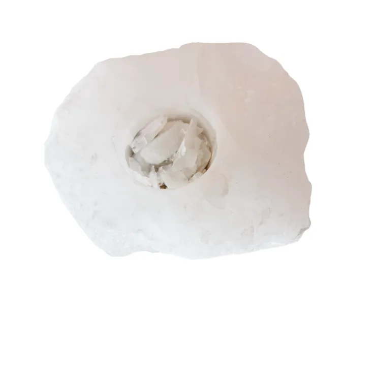 Selenite Tea Light Holder
