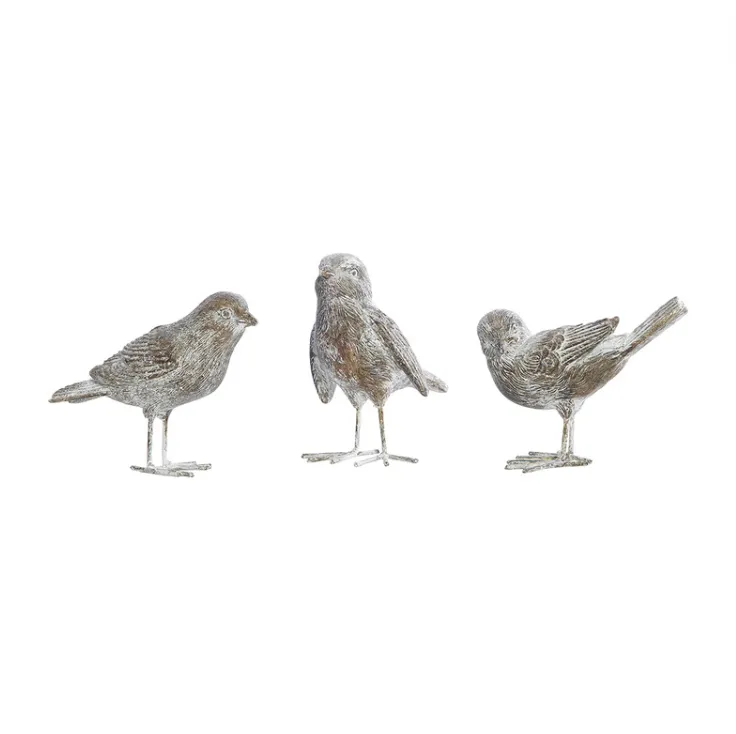 Resin Brown Birds Set 3
