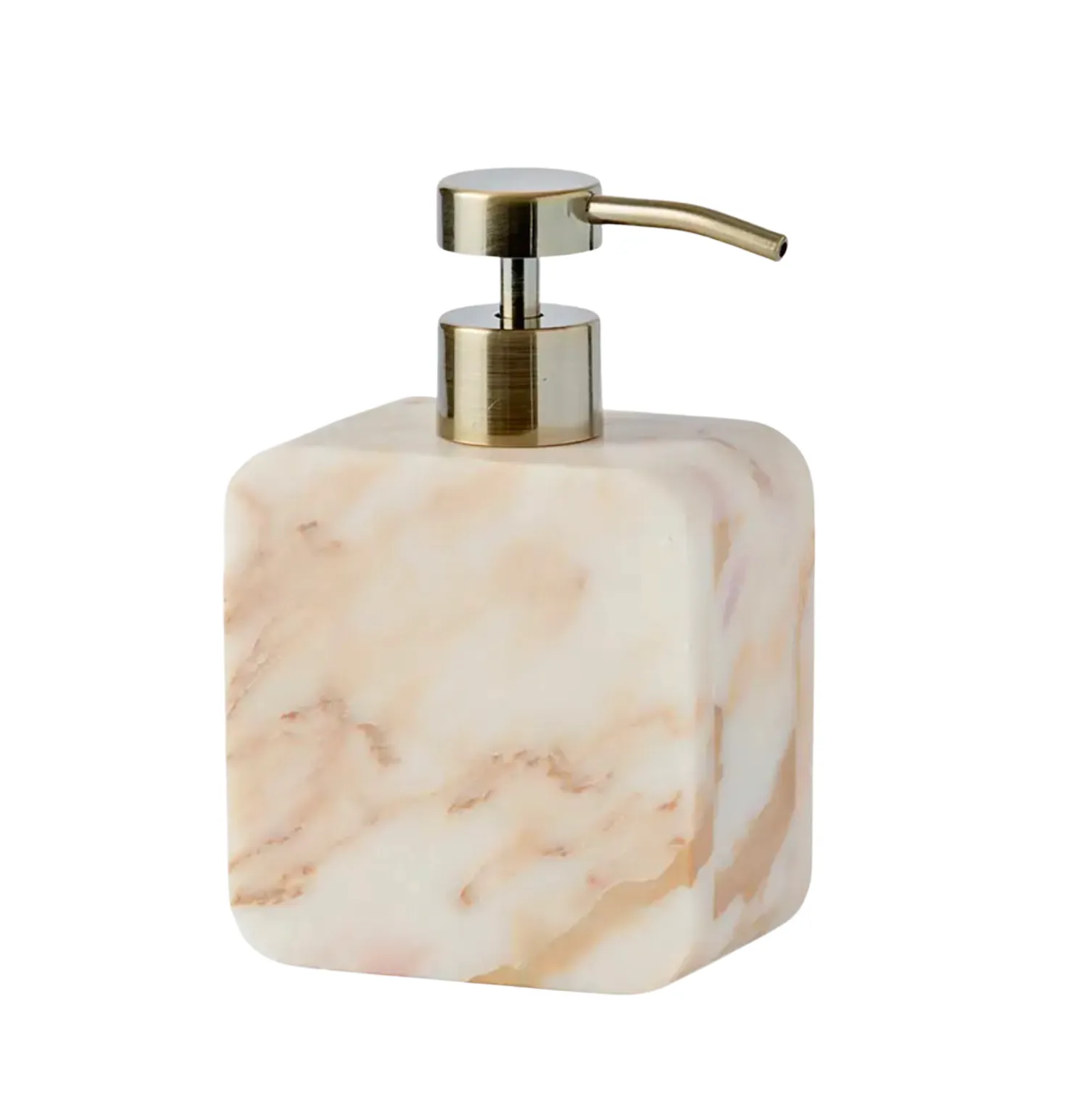 Brown Marble Soap Dispenser