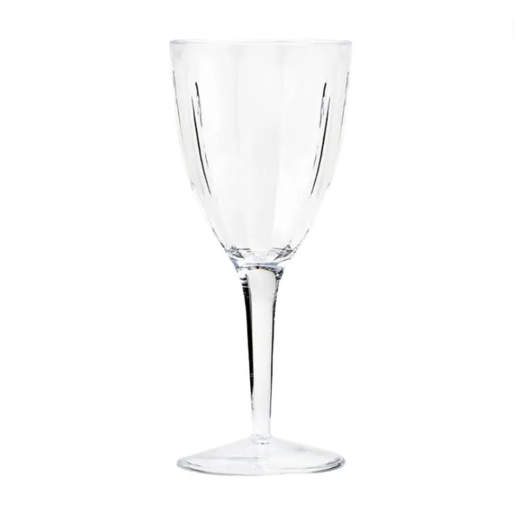 Clear Acrylic Wine Glass 