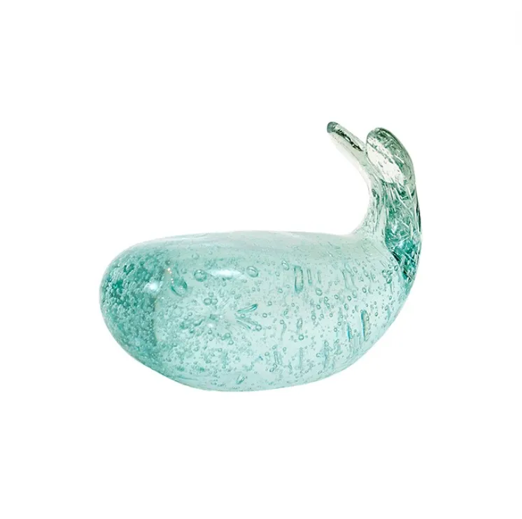 Aqua Glass Whale