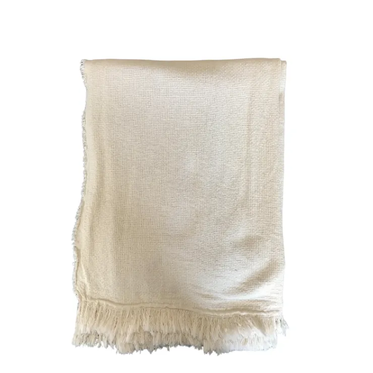 Cream throw