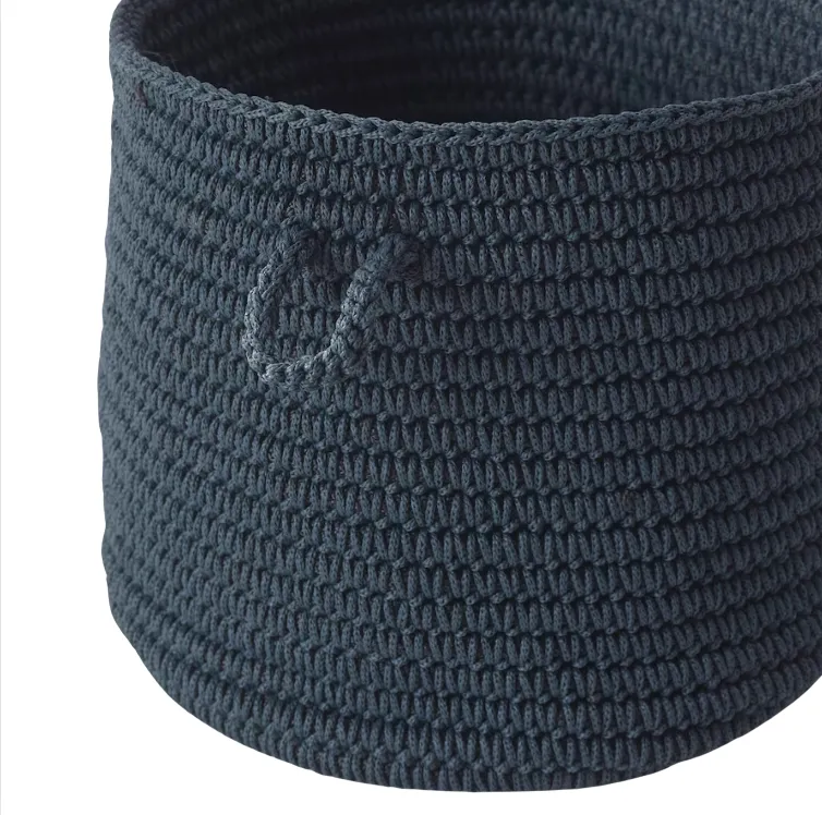 Woven Basket Navy