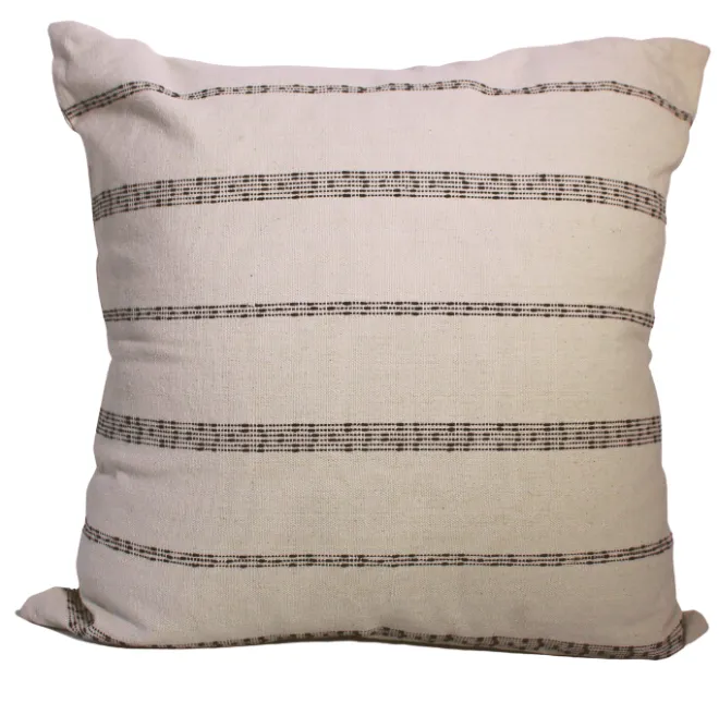 Sand stripe poly cushion