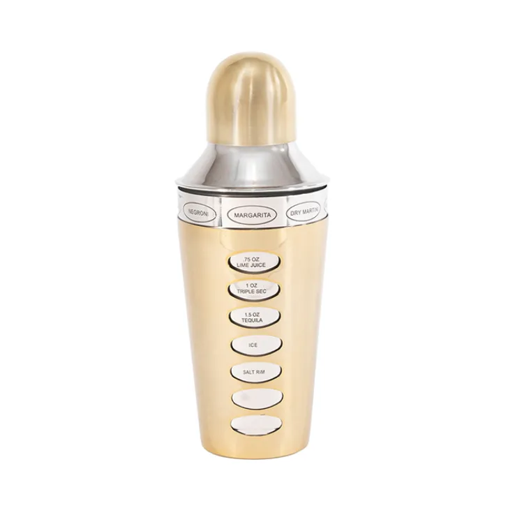 Cocktail shaker ingredient gold