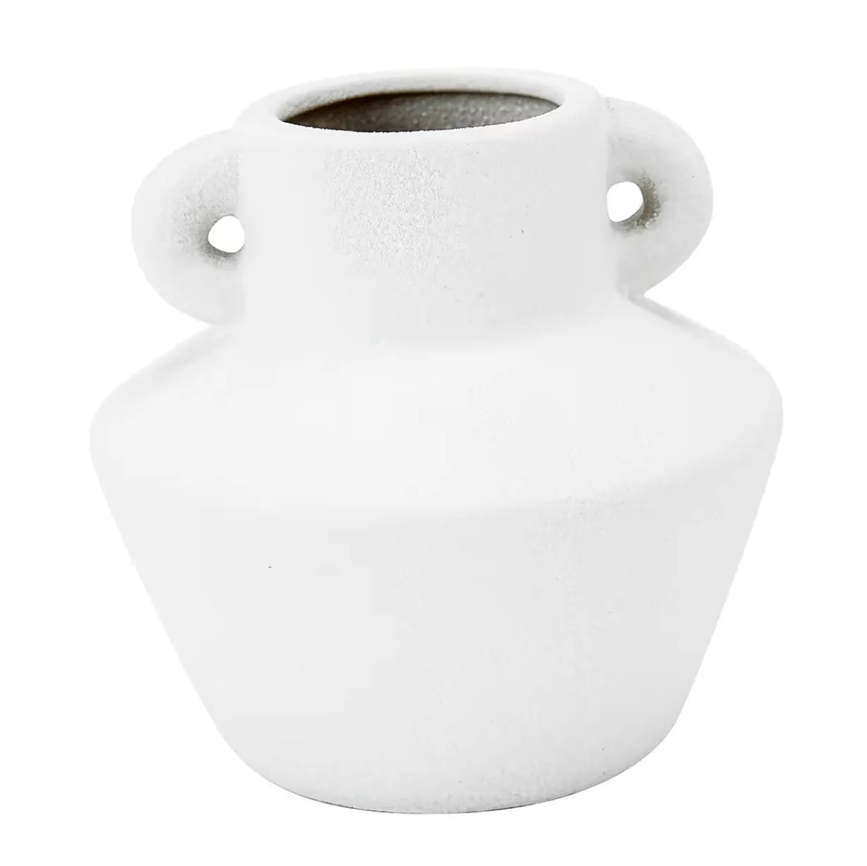 Ceramic white with handle mini
