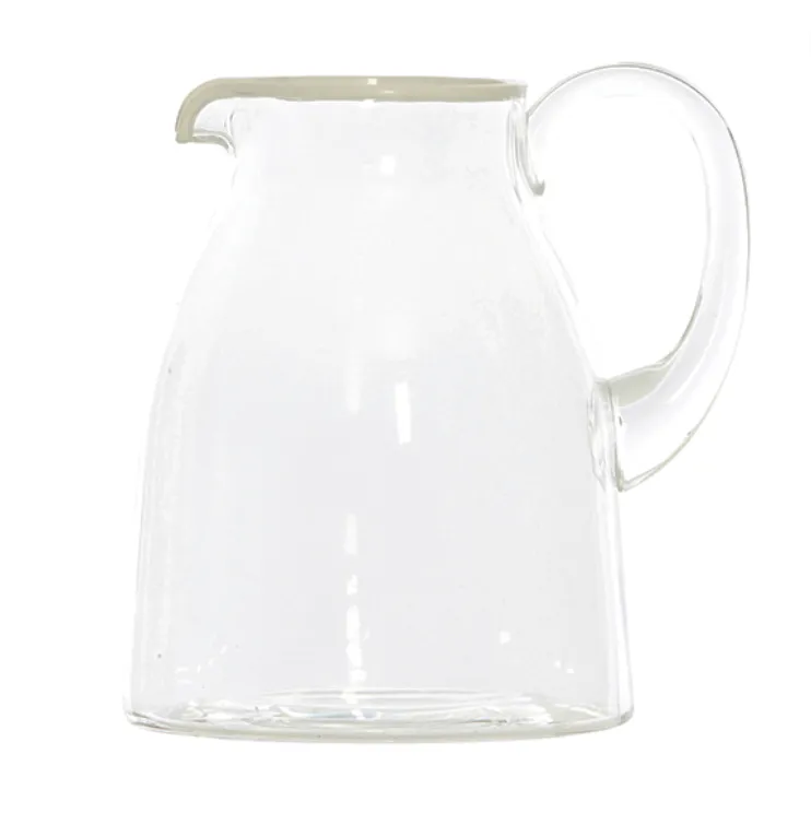 Acrylic White Rim Jug
