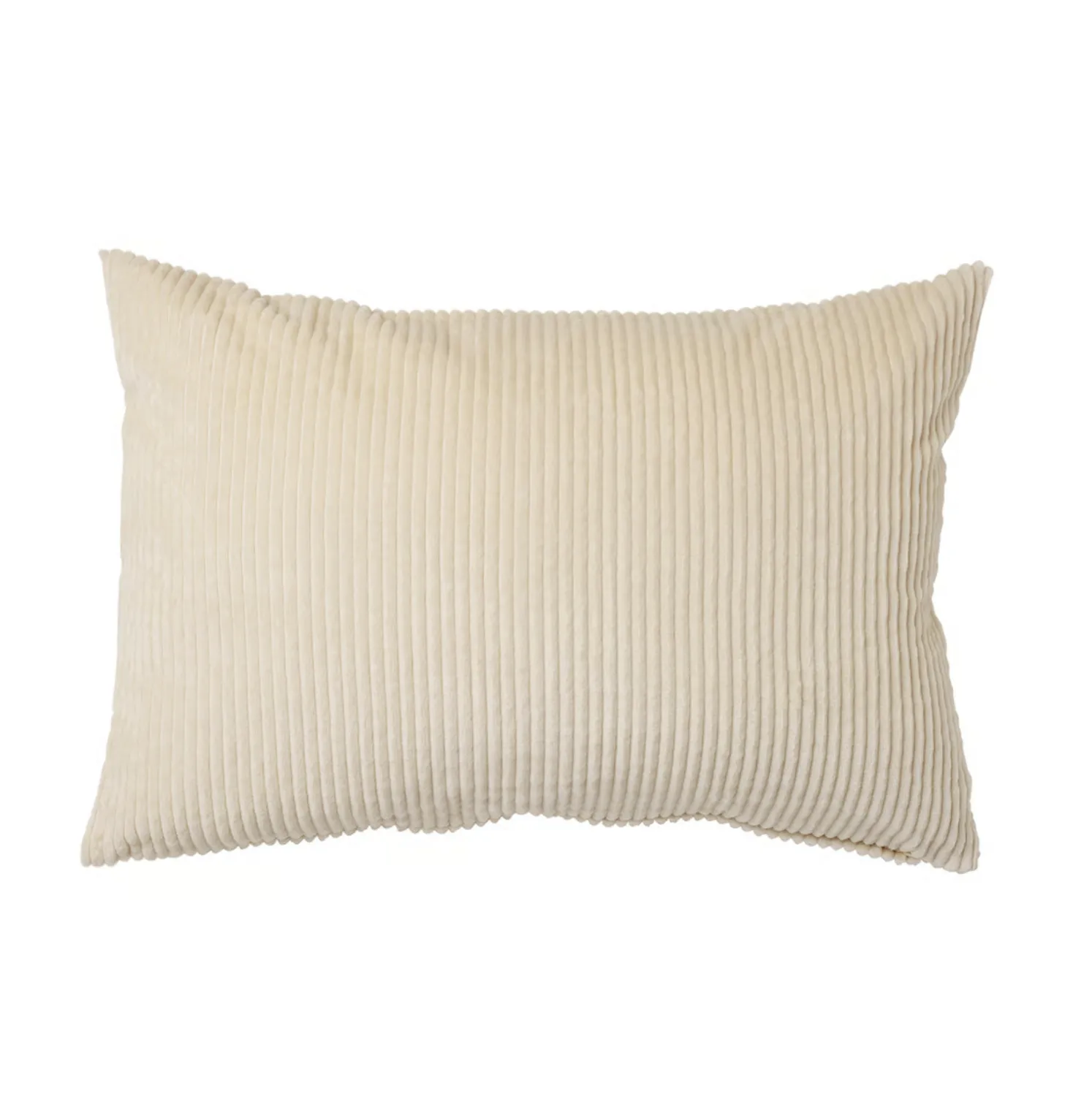 Cream Cord Lumber Cushion