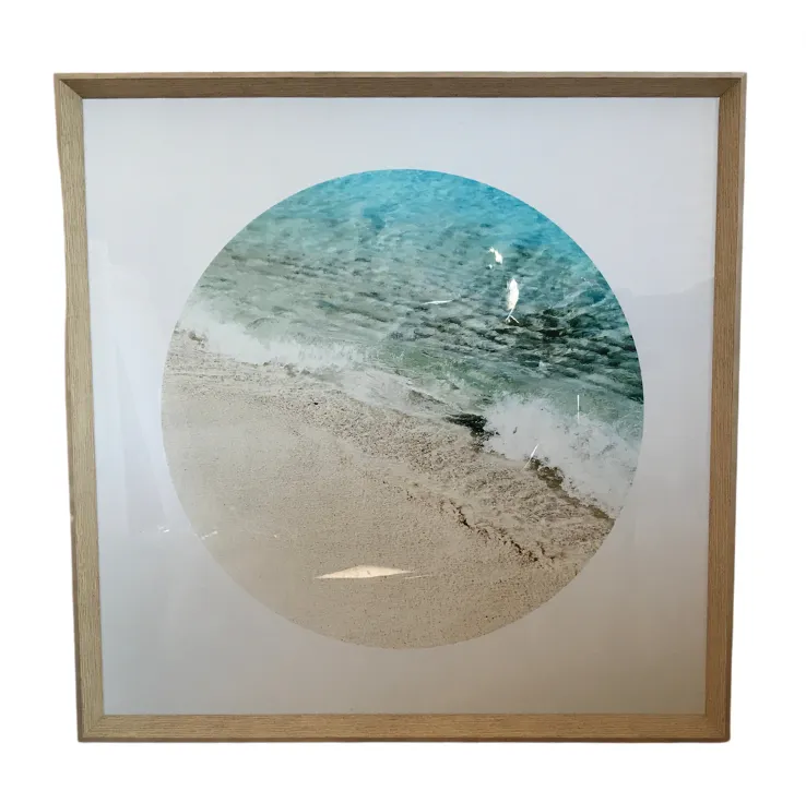 Circular Summer Shore Wall Art