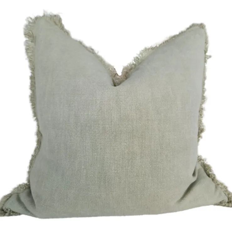 Mint Green Heavy Weight Feather Cushion