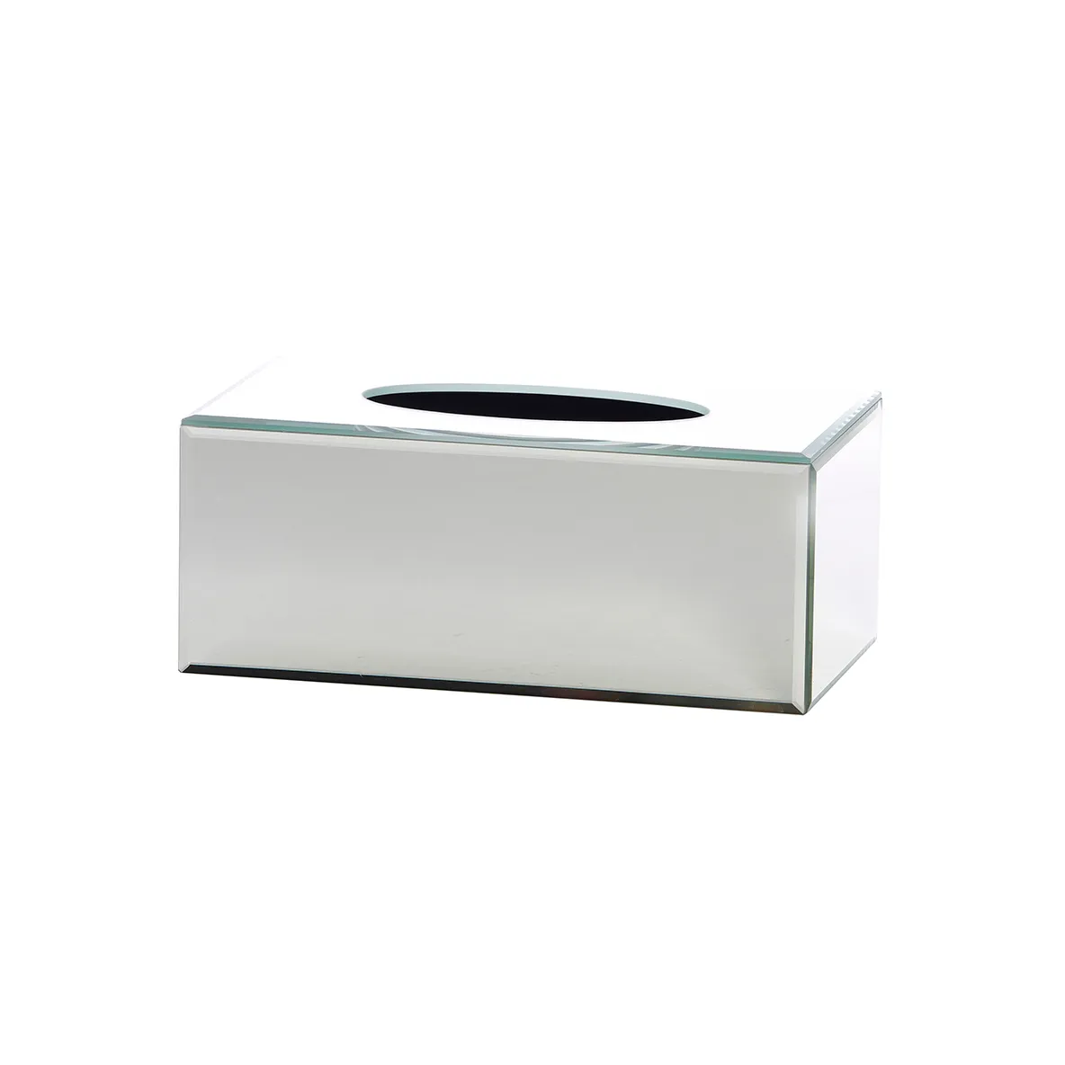 Mirror rectangle tissue box