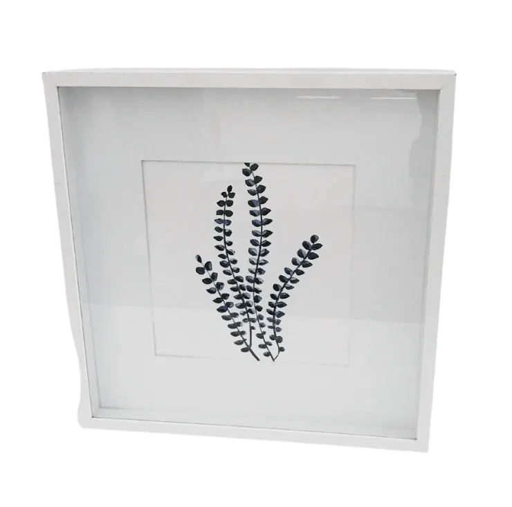Navy coral art print 2