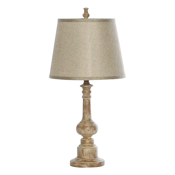 Resin wood lamp