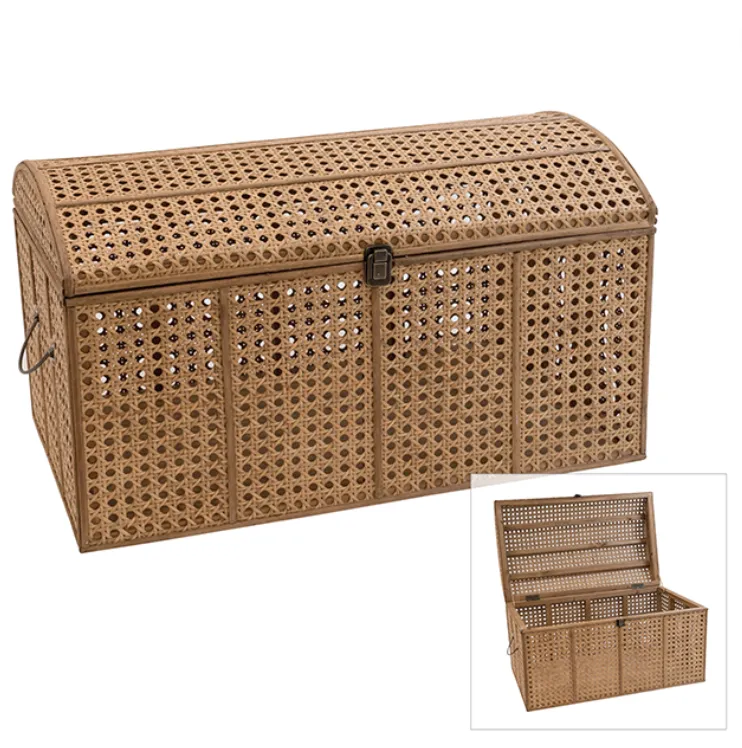 Rattan Chest with Handles