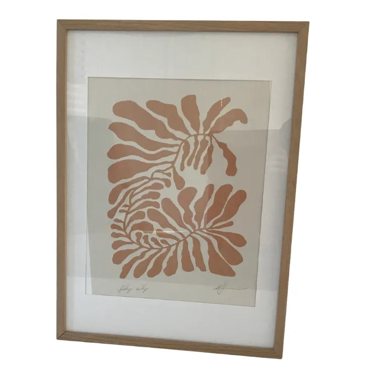 Salmon Leaf Artwork