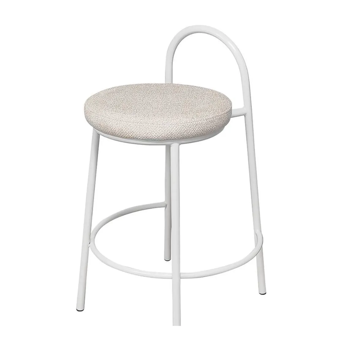 Beige Round Arch Bar Stool