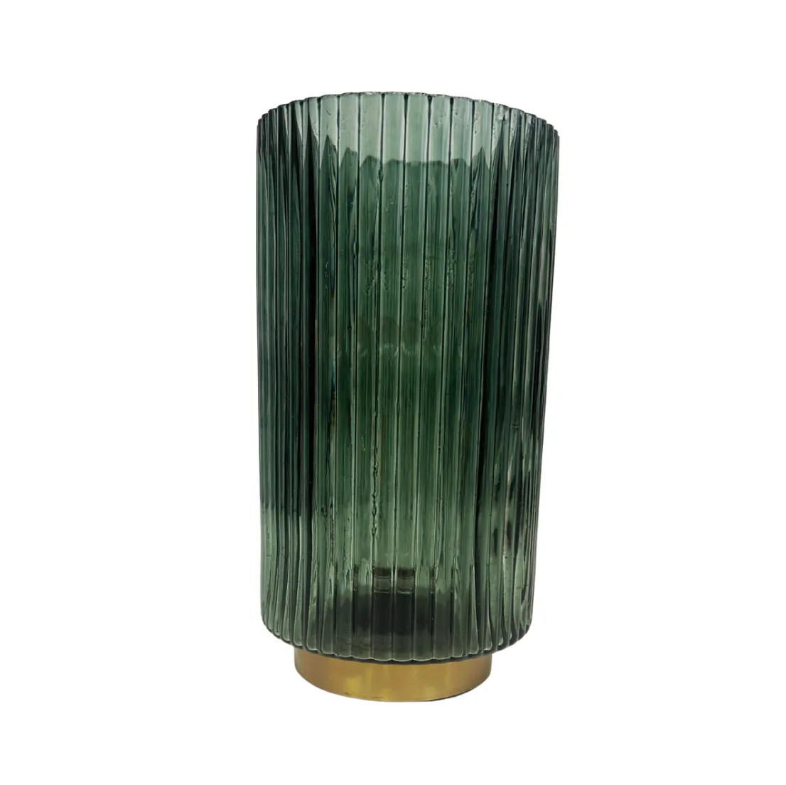 Green Glass Vase Light