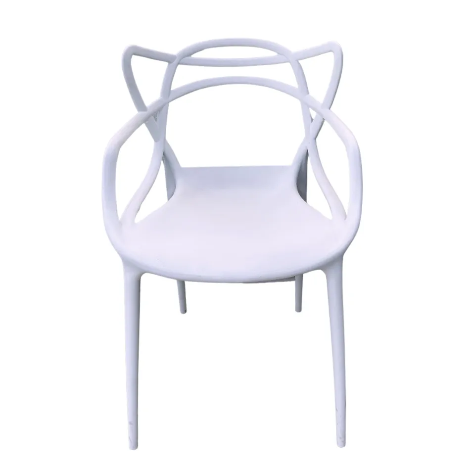 Outdoor White Plastic Chair