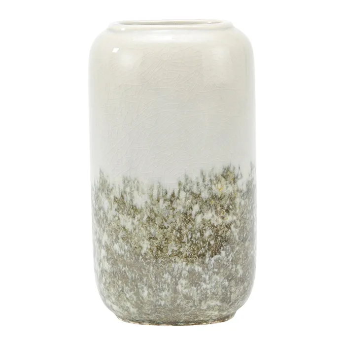 Ceramic charcoal vase narrow