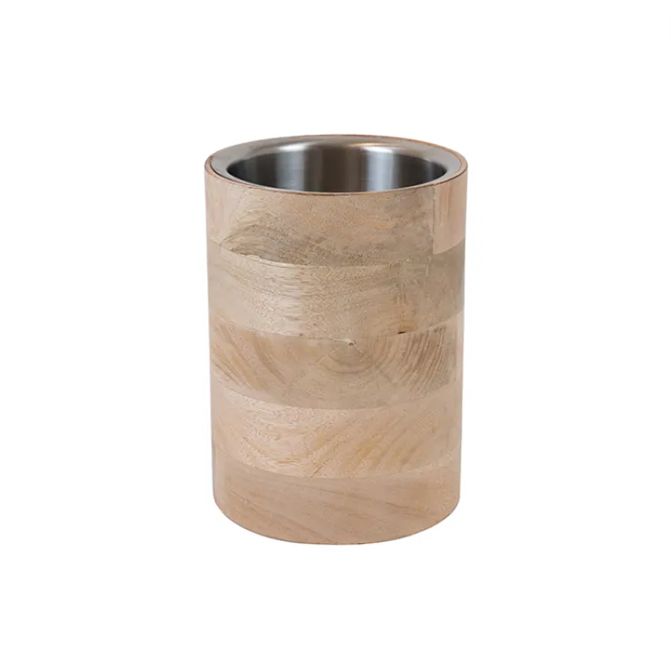 Mango wood wine cooler