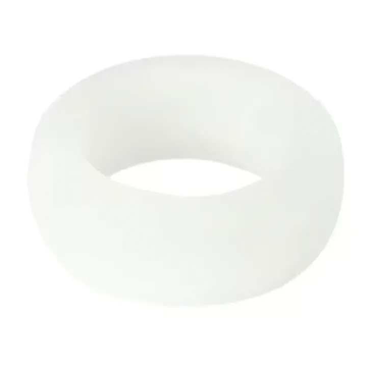 White Resin Napkin Ring