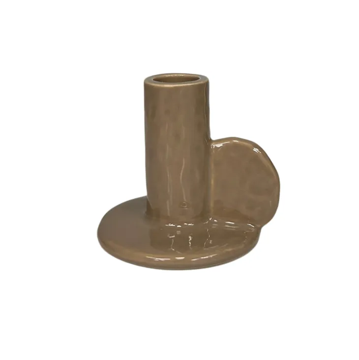 Ceramic Candle Holder Stone