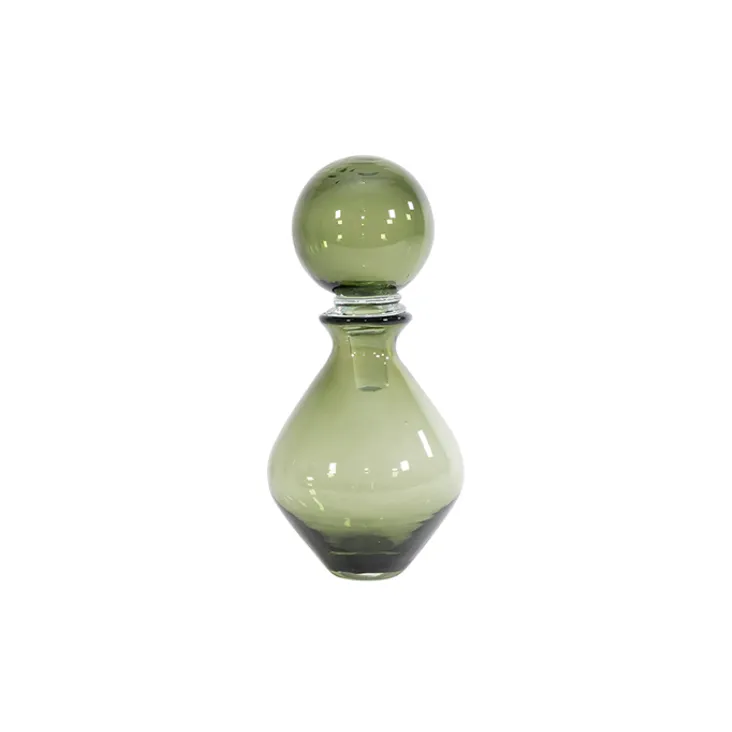 Decanter - green glass