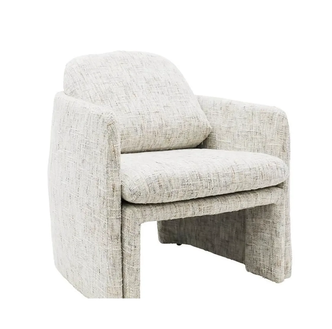Single Grey Fleck Armchair